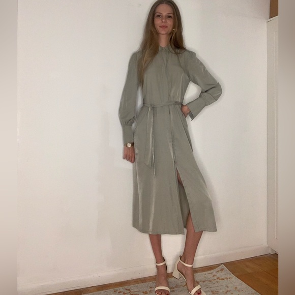 Olive maxi dress S Siizu New York - Picture 4 of 9